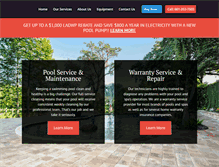 Tablet Screenshot of poolsbyben.com